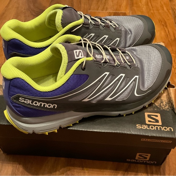 ❌❌❌SOLD❌❌❌WOMENS SALOMON SENSE MANTRA 2 TRAIL RUNNING SHOE SZ 8 - Picture 2 of 11